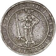 2 Thalers - Henry Julius, Germany, 1605 reverse image