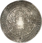 3 Thalers - Julius Juliuslöser, Germany, 1585 reverse image