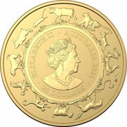 25 Dollars - Elizabeth II 6th Portrait - Year of the Ox - Gold Bullion obverse image