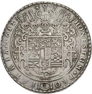3 Thalers - Henry Julius Löser, Germany, 1612 reverse image