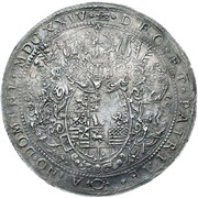3 Thalers - Frederick Ulrich Löser, Germany, 1624 reverse image