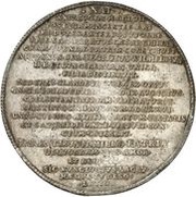 3 Thalers - Rudolph August Death, Germany, 1676 reverse image