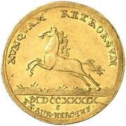 1 Ducat - Charles I, Germany, 1739 reverse image