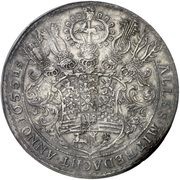 4 Thalers - August Löser, Germany, 1665 reverse image