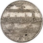 4 Thalers - Rudolph August Löser, Germany, 1679 reverse image