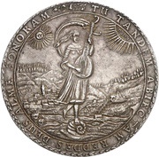4 Thalers - Rudolph August Lautenthal - Ausbeute Löser, Germany, 1685 reverse image