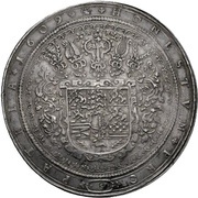 5 Thalers - Henry Julius Löser, Germany, 1609 reverse image