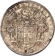 5 Thalers - Frederick Ulrich Löser, Germany, 1618 reverse image