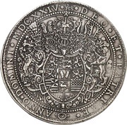 5 Thalers - Frederick Ulrich Löser, Germany, 1624 reverse image