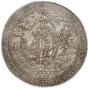 6 Thalers - Frederick Ulrich Löser, Germany, 1634 reverse image