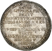 6 Thalers - August Death obverse image