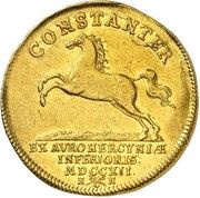 2 Ducats - Anthony Ulrich, Germany, 1712 reverse image