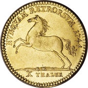 10 Thalers - Charles I, Germany, 1742-1764 reverse image