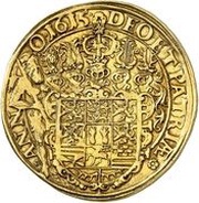 10 Ducats - Frederick Ulrich, Germany, 1615 reverse image