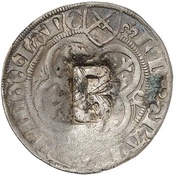 1 Groschen Counterstamped obverse image