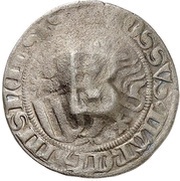 1 Groschen Counterstamped, Germany, 1456-1464 reverse image