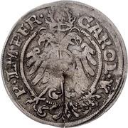 1 Groschen "Fürstengroschen", Germany, 1555-1556 reverse image