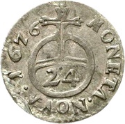 1 Groschen, Germany, 1676 reverse image