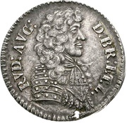 ⅔ Thaler, Germany, 1675 reverse image