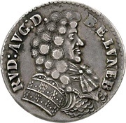 ⅔ Thaler, Germany, 1675-1676 reverse image
