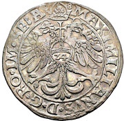 1 Thaler, Germany, 1568-1570 reverse image