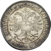 1¼ Thaler, Germany, 1659 reverse image