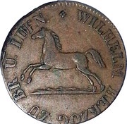 1 Pfenning - William obverse image
