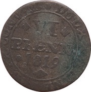 6 Pfennig - George IV, Germany, 1816-1819 reverse image