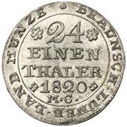 1⁄24 Thaler - George IV, Germany, 1820 reverse image