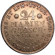 24 Mariengroschen - George IV, Germany, 1815-1818 reverse image