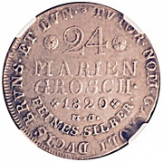 24 Mariengroschen - George IV, Germany, 1820 reverse image