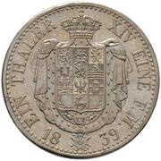 1 Thaler - William VIII, Germany, 1839 reverse image