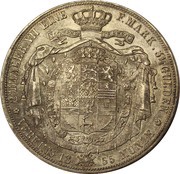 2 Thalers / 3½ Gulden - William, Germany, 1850-1855 reverse image