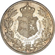 2 Thalers - William Reign, Germany, 1856 reverse image