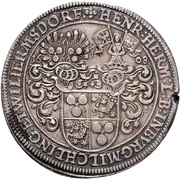 1 Thaler - Henry Hermann Schutzbar, Germany, 1605-1611 reverse image