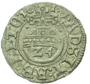 1 Groschen "Dreipölker" - Francis I, Germany, 1615-1617 reverse image