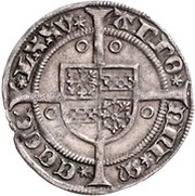1 Weißpfennig - John I, Germany, 1475 reverse image