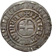 ½ Groschen - John I, Germany, 1347-1368 reverse image