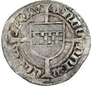 1 Halbgroschen - John I, Germany, 1475 reverse image