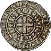 1 Groschen "Wappentournose" - John I, Germany, 1347-1368 reverse image
