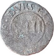 8 Hellers - Maximilian Henry, Germany, 1654-1655 reverse image