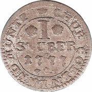 1 Stuber - Maximilian Frederick of Königseck, Germany, 1776-1777 reverse image