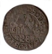 1 Schilling, Germany, 1656 reverse image