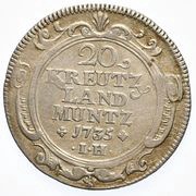 20 Kreuzers - Clement August of Bayern, Germany, 1735-1736 reverse image