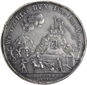 ½ Thaler - Clemens August of Bayern, Germany, 1759 reverse image