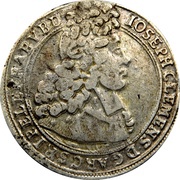 ⅔ Thaler - Joseph Clemens obverse image