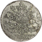 1 Gulden - Maximilian Frederick of Königseck, Germany, 1764 reverse image