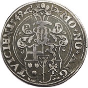 1 Thaler - Adolph of Schauenburg, Germany, 1549-1556 reverse image