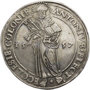 1 Thaler - Anthony of Schaumburg obverse image