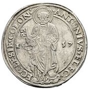 1 Thaler - Anthony of Schaumburg obverse image